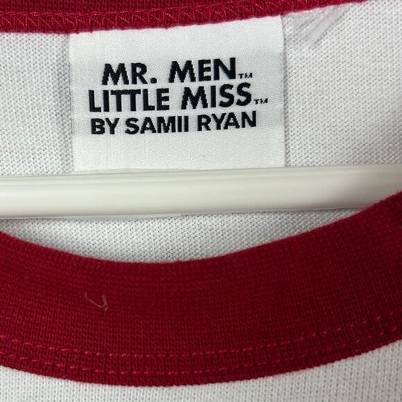 Mr. Men Little Miss Sunshine White Cropped Tee size XL NWT - Picture 5 of 8